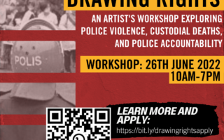 DRAWING RIGHTS: An Artist’s Workshop on Police Brutality