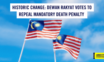 Malaysia: Historic change unfolding as Dewan Rakyat votes to repeal mandatory death penalty 