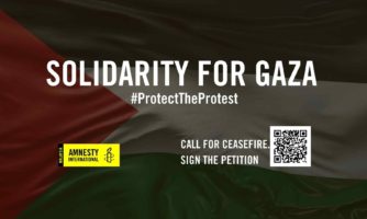 Joint Statement: Drop investigations into seven pro-Palestine protesters detained near the US Embassy